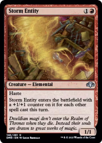 Storm Entity (142), Dominaria Remastered — Magic card price