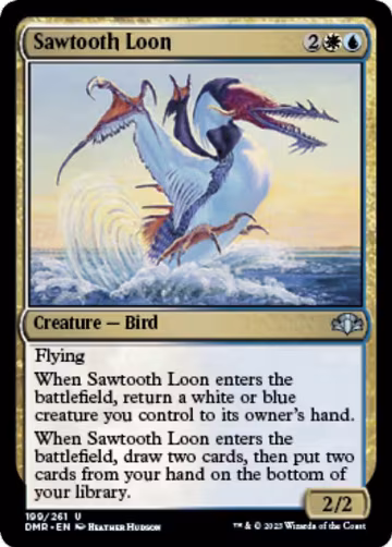 Sawtooth Loon (199), Dominaria Remastered — Magic card price