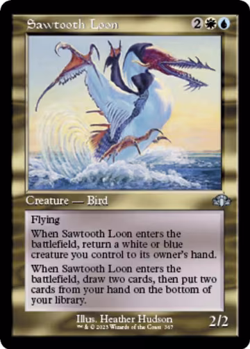 Sawtooth Loon (Retro Frame) (367), Dominaria Remastered — Magic card price