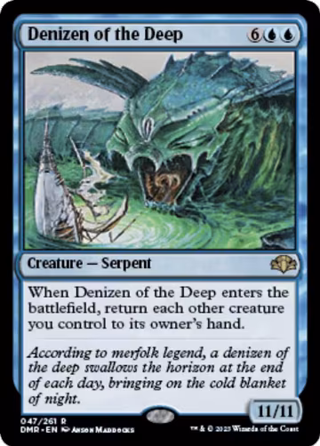 Denizen of the Deep (47), Dominaria Remastered — Magic card price