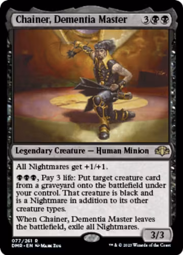 Chainer, Dementia Master (77), Dominaria Remastered — Magic card price