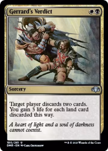 Gerrard's Verdict (190), Dominaria Remastered — Magic card price
