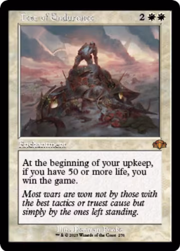 Test of Endurance (Retro Frame) (276), Dominaria Remastered — Magic card price