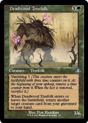 Deadwood Treefolk (Retro Frame) (337), Dominaria Remastered — Magic card price