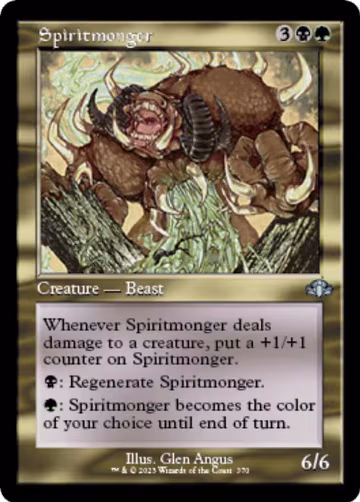 Spiritmonger (Retro Frame) (370), Dominaria Remastered — Magic card price