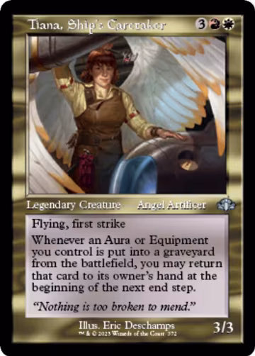 Tiana, Ship's Caretaker (Retro Frame) (372), Dominaria Remastered — Magic card price