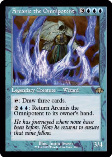 Arcanis the Omnipotent (Retro Frame) (280), Dominaria Remastered — Magic card price