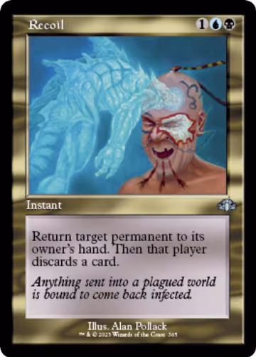 Recoil (Retro Frame) (365), Dominaria Remastered — Magic card price