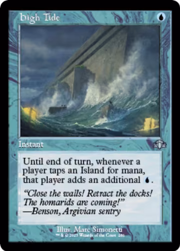 High Tide (Retro Frame) (286), Dominaria Remastered — Magic card price