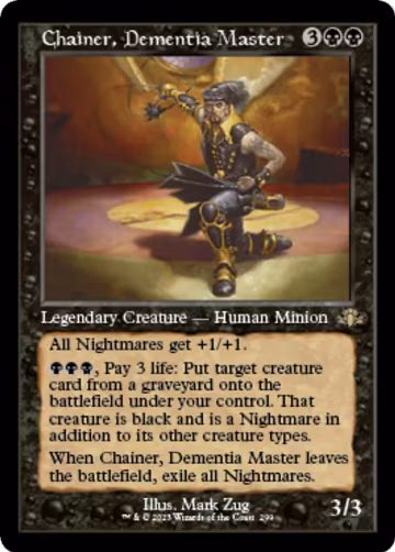 Chainer, Dementia Master (Retro Frame) (299), Dominaria Remastered — Magic card price