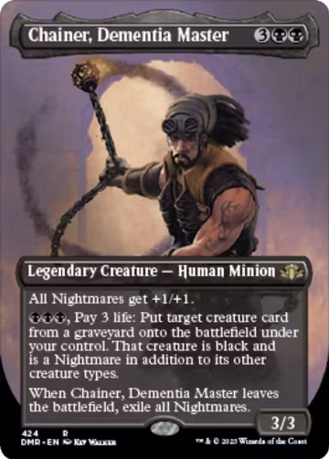 Chainer, Dementia Master (Borderless) (424), Dominaria Remastered — Magic card price