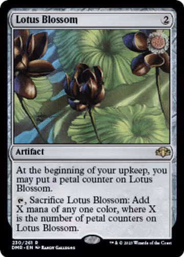 Lotus Blossom (230), Dominaria Remastered — Magic card price
