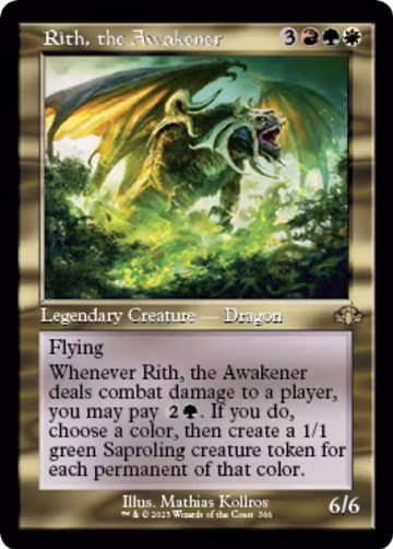 Rith, the Awakener (Retro Frame) (366), Dominaria Remastered — Magic card price