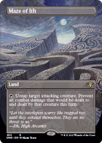Maze of Ith (Borderless) (456), Dominaria Remastered — Magic card price