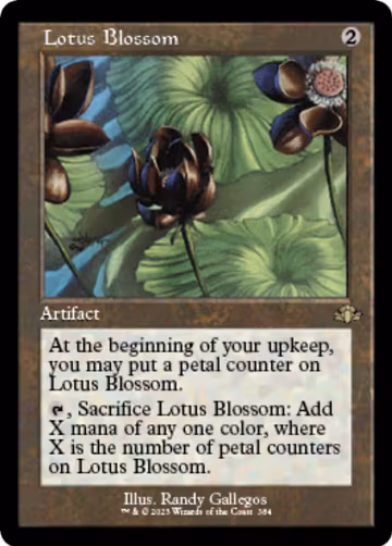 Lotus Blossom (Retro Frame) (384), Dominaria Remastered — Magic card price