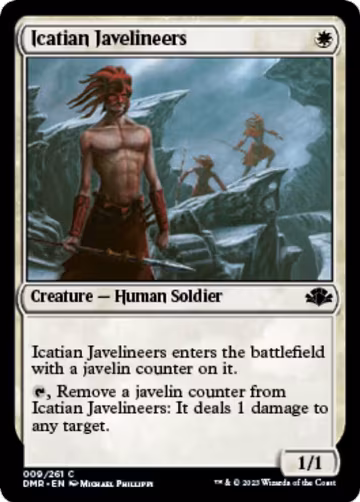 Icatian Javelineers (9), Dominaria Remastered — Magic card price