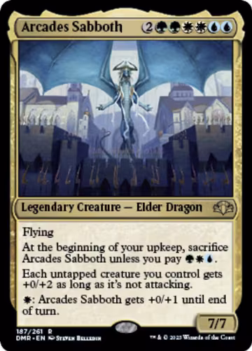 Arcades Sabboth (187), Dominaria Remastered — Magic card price