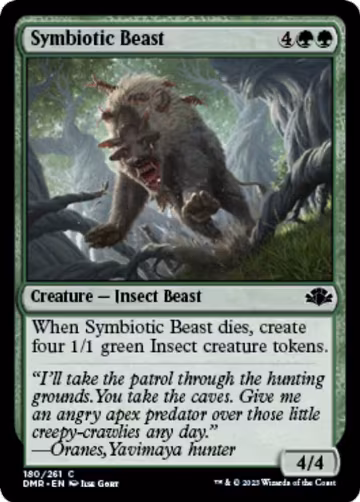 Symbiotic Beast (180), Dominaria Remastered — Magic card price