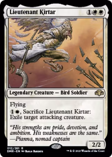 Lieutenant Kirtar (12), Dominaria Remastered — Magic card price