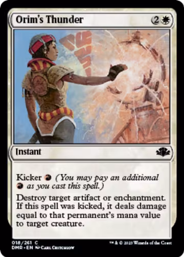 Orim's Thunder (18), Dominaria Remastered — Magic card price
