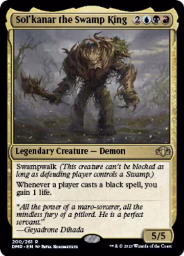 Sol'kanar the Swamp King (200), Dominaria Remastered — Magic card price