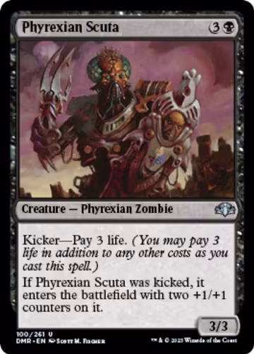 Phyrexian Scuta (100), Dominaria Remastered — Magic card price