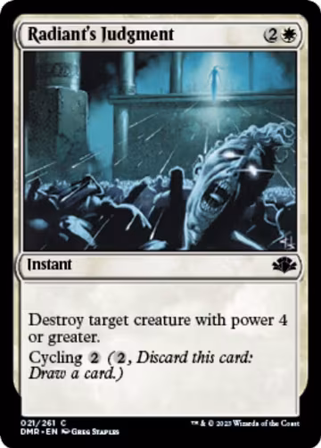 Radiant's Judgment (21), Dominaria Remastered — Magic card price