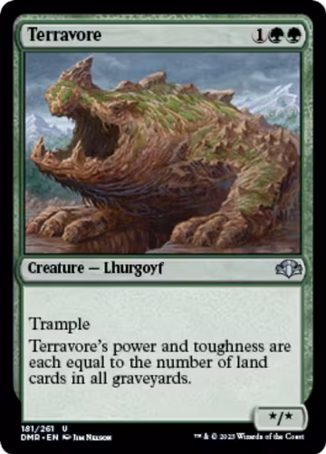 Terravore (181), Dominaria Remastered — Magic card price