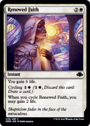 Renewed Faith (23), Dominaria Remastered — Magic card price