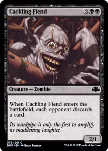 Cackling Fiend (76), Dominaria Remastered — Magic card price