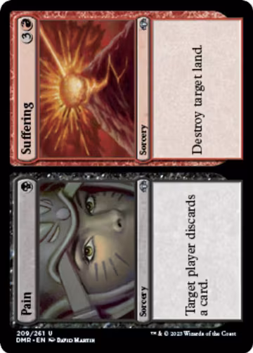 Pain // Suffering (209), Dominaria Remastered — Magic card price