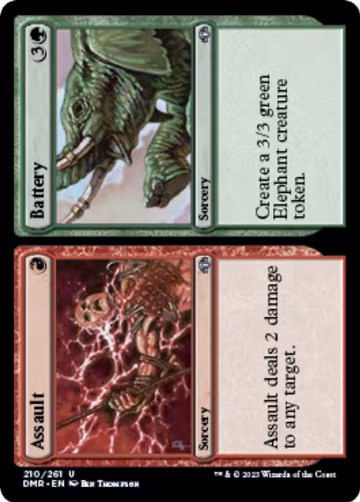 Assault // Battery (210), Dominaria Remastered — Magic card price