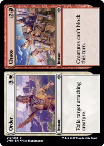 Order // Chaos (212), Dominaria Remastered — Magic card price