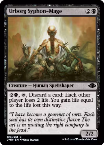Urborg Syphon-Mage (106), Dominaria Remastered — Magic card price