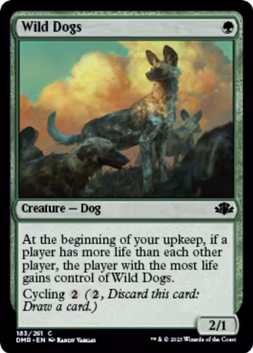 Wild Dogs (183), Dominaria Remastered — Magic card price