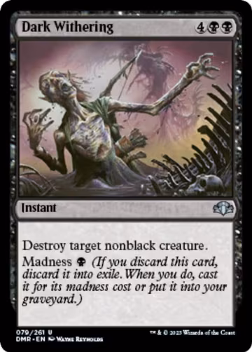 Dark Withering (79), Dominaria Remastered — Magic card price