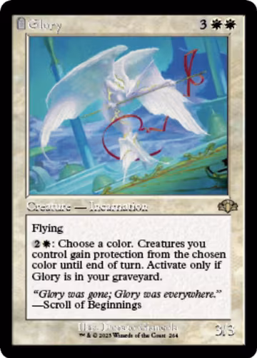 Glory (Retro Frame) (264), Dominaria Remastered — Magic card price