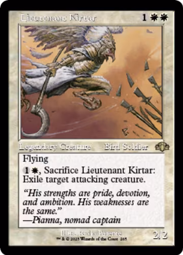 Lieutenant Kirtar (Retro Frame) (265), Dominaria Remastered — Magic card price