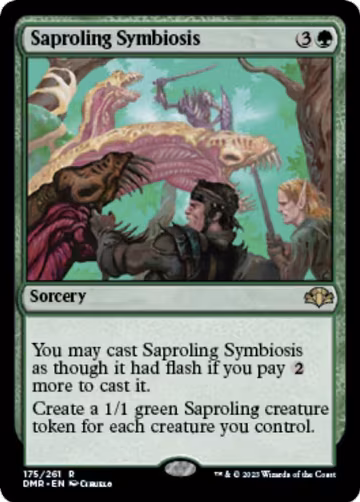 Saproling Symbiosis (175), Dominaria Remastered — Magic card price