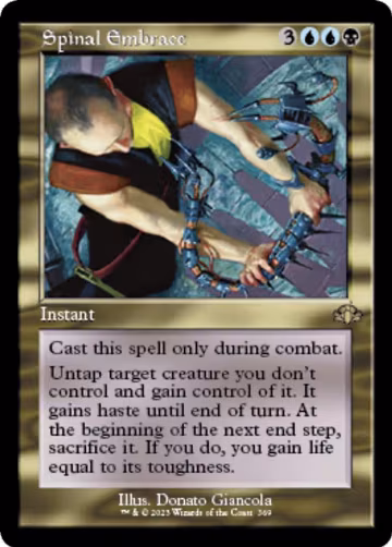 Spinal Embrace (Retro Frame) (369), Dominaria Remastered — Magic card price