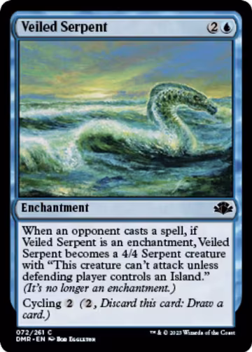 Veiled Serpent (72), Dominaria Remastered — Magic card price