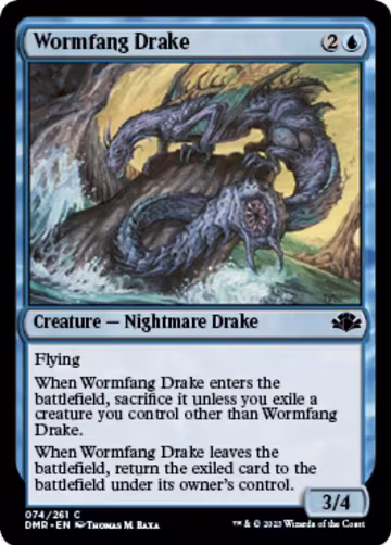 Wormfang Drake (74), Dominaria Remastered — Magic card price