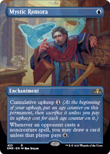 Mystic Remora (Borderless) (420), Dominaria Remastered — Magic card price