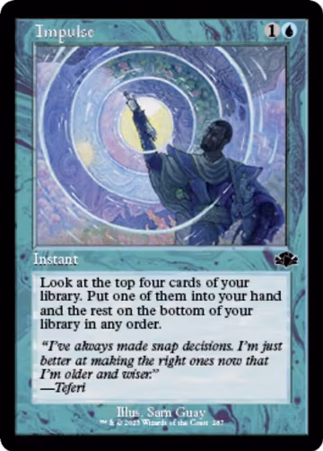 Impulse (Retro Frame) (287), Dominaria Remastered — Magic card price