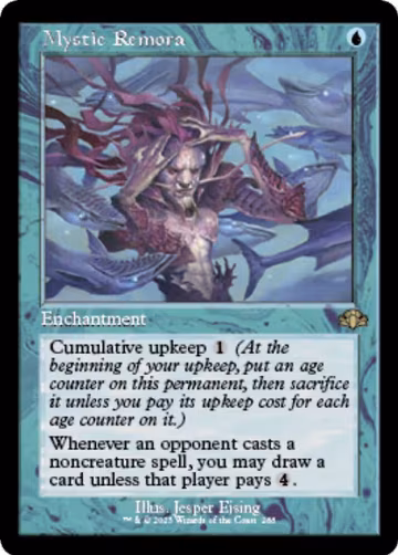 Mystic Remora (Retro Frame) (288), Dominaria Remastered — Magic card price