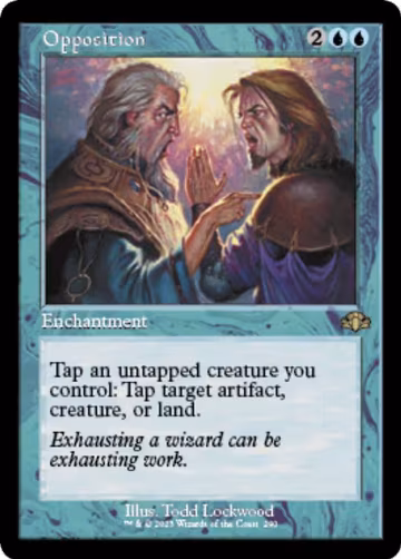 Opposition (Retro Frame) (290), Dominaria Remastered — Magic card price