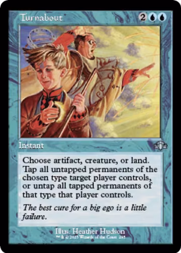Turnabout (Retro Frame) (295), Dominaria Remastered — Magic card price