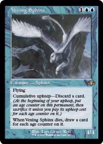 Vexing Sphinx (Retro Frame) (297), Dominaria Remastered — Magic card price