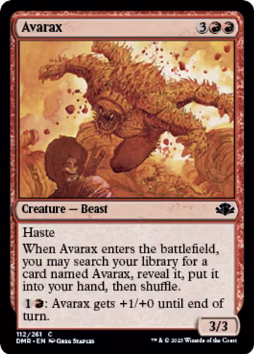 Avarax (112), Dominaria Remastered — Magic card price