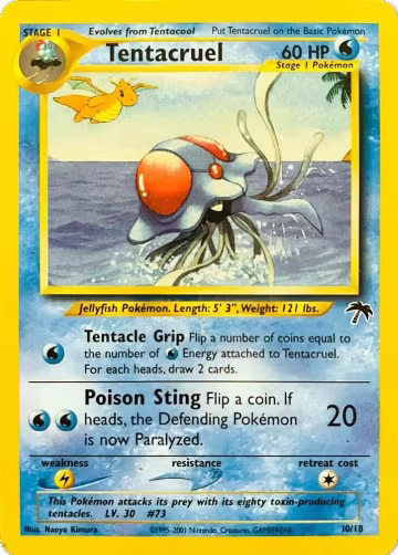 Tentacruel (10/18), Southern Islands — Pokémon card price